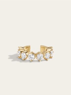 Adina Reyter Premier Amigos 14k Yellow Gold Diamond Ear Cuff